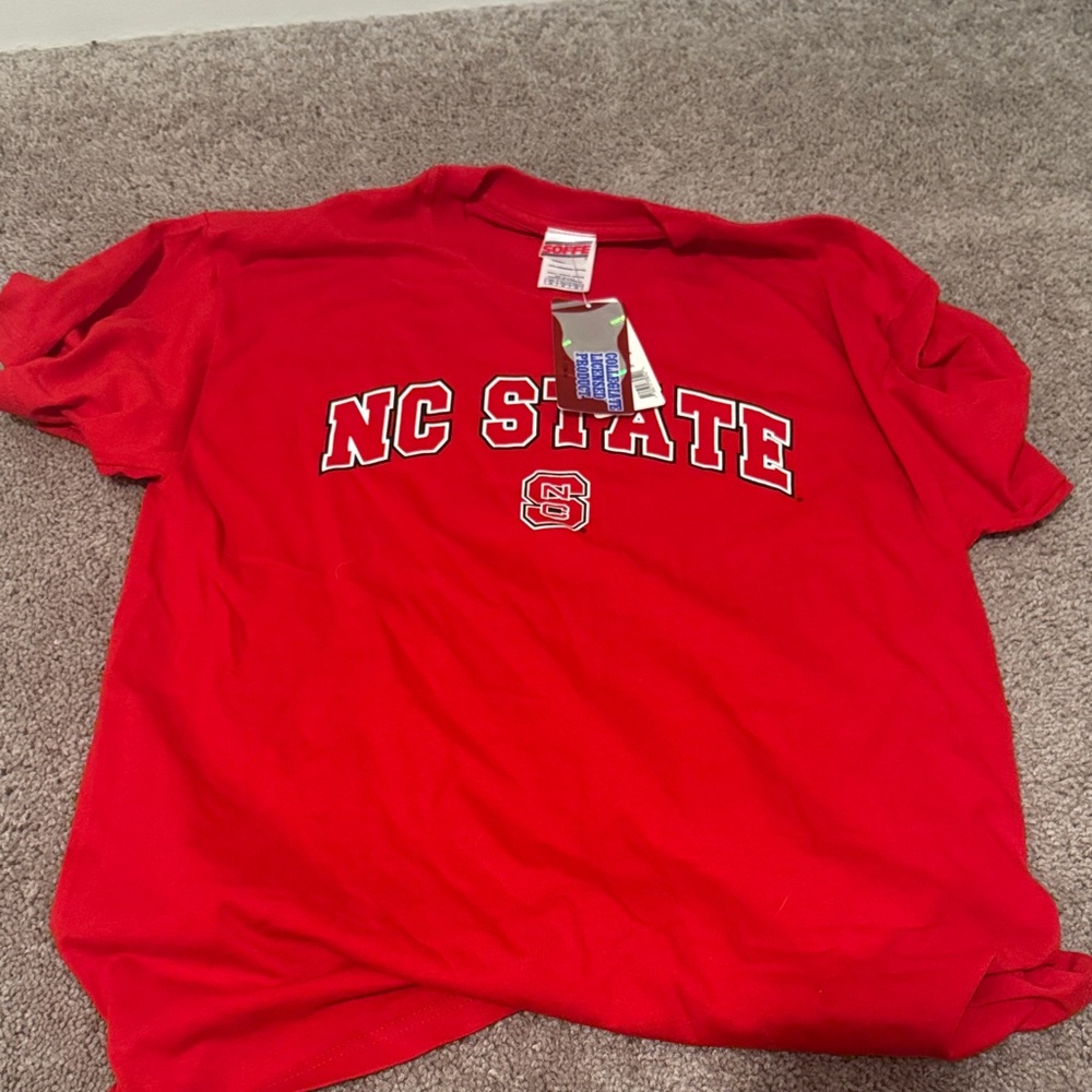 Russell Athletic Red NC State Tee